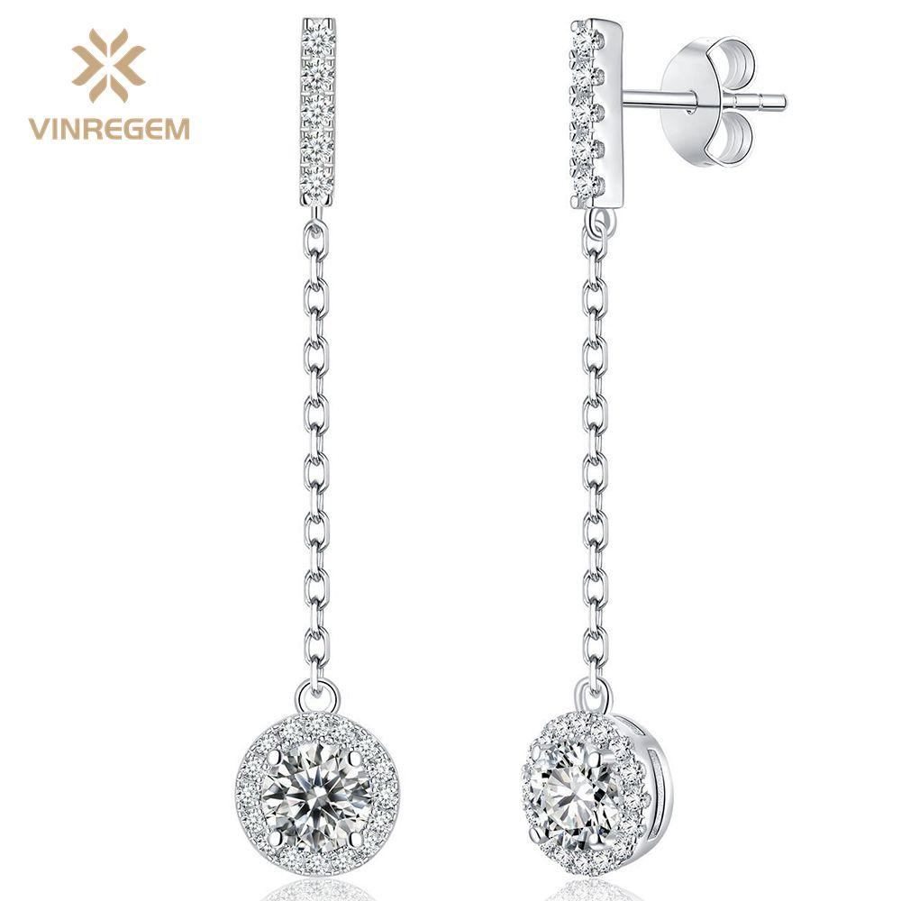 Vinregem Classic 100% стерлинговое серебро 925 пробы VVS1 настоящий муассанит драгоценный камень свадебные серьги ювелирные изделия 0.5 CT белый
Vinregem Classic 100% стерлинговое серебро 925 пробы VVS1 настоящий муассанит драгоценный камень свадебные серьги ювелирные изделия 0.5 CT белый