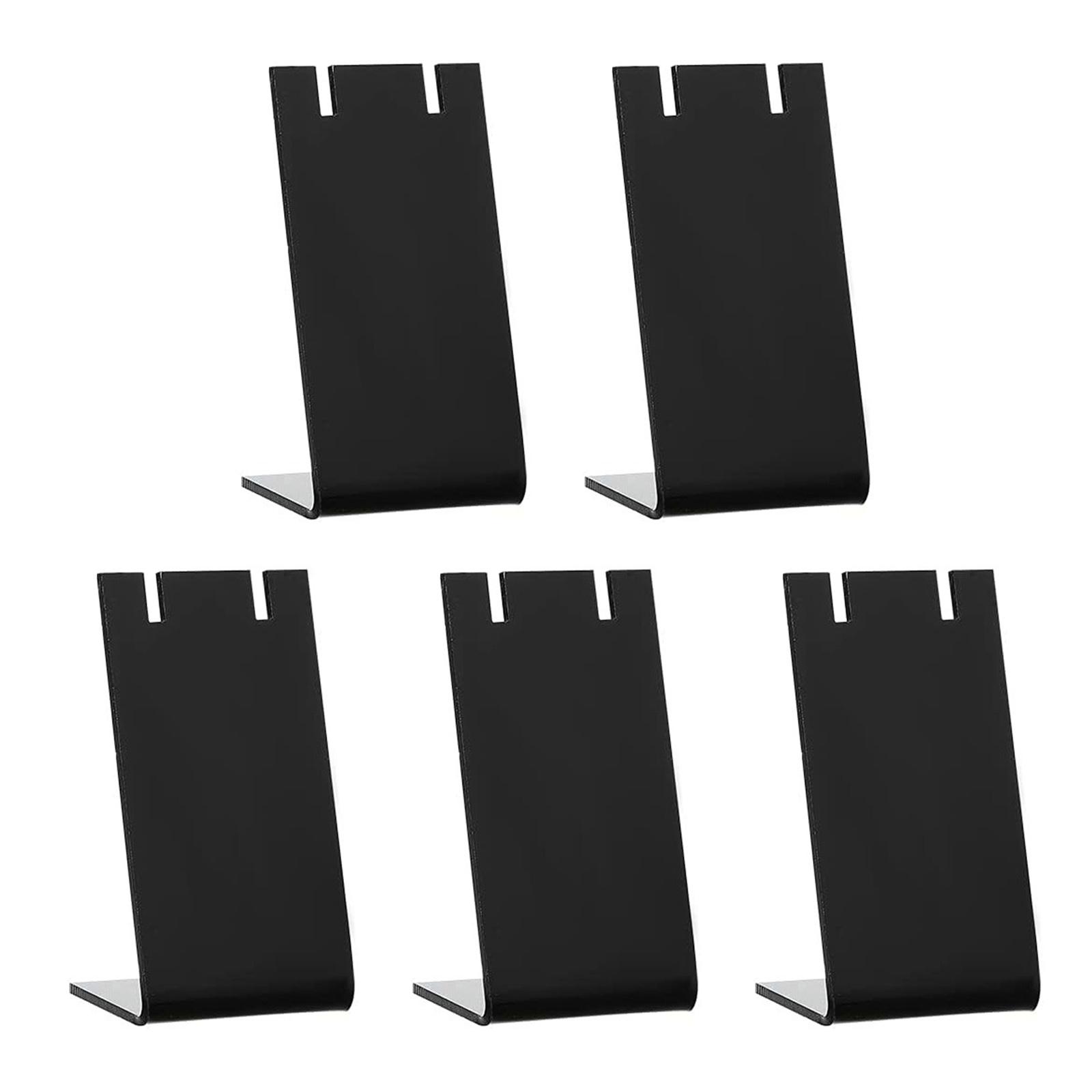 Прочная акриловая подставка для серег, набор из 5 органайзеров для ювелирных изделий, держатель, аксессуар для демонстрации серег и подвесок чёрный
Прочная акриловая подставка для серег, набор из 5 органайзеров для ювелирных изделий, держатель, аксессуар для демонстрации серег и подвесок чёрный