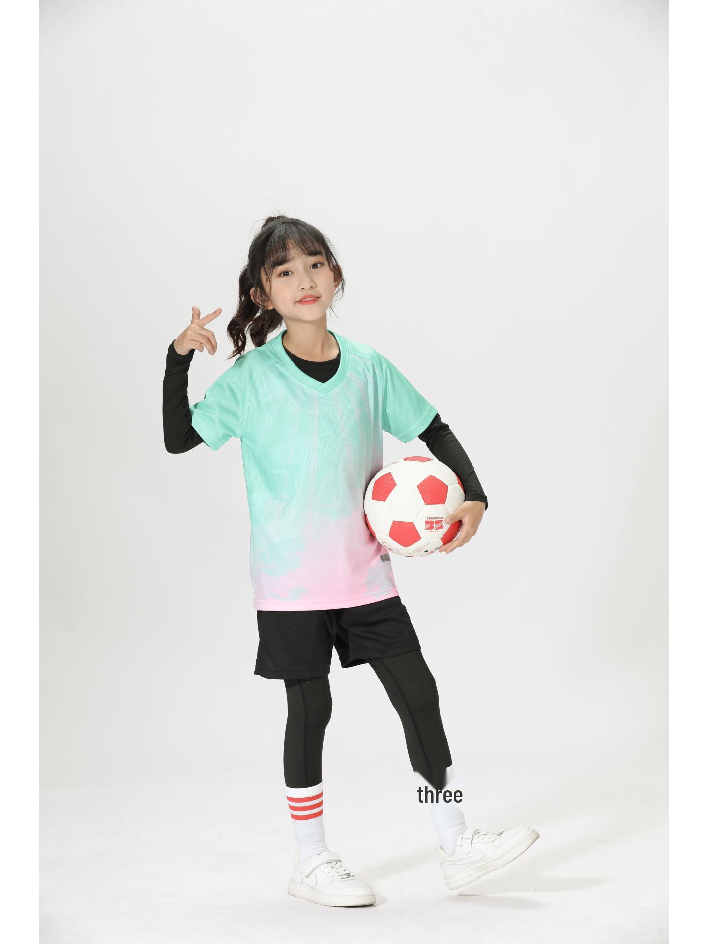 Kids Quick-Drying Short Sleeve Football Kit for Boys & Girls - Primary School Match Team Uniform S зелений
Kids Quick-Drying Short Sleeve Football Kit for Boys & Girls - Primary School Match Team Uniform S зелений