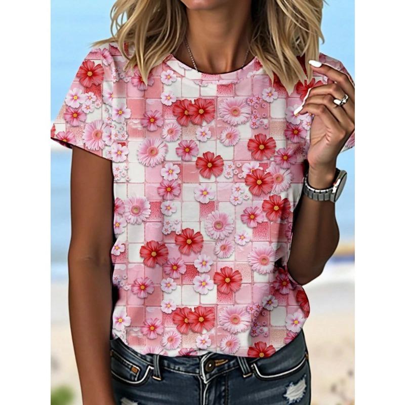 Sunflower T-Shirts Colorful Floral 3D Print Women Casual O-Neck T Shirt Short Sleeve Top Harajuku Y2k Casual Tee Female Clothing L
Sunflower T-Shirts Colorful Floral 3D Print Women Casual O-Neck T Shirt Short Sleeve Top Harajuku Y2k Casual Tee Female Clothing L