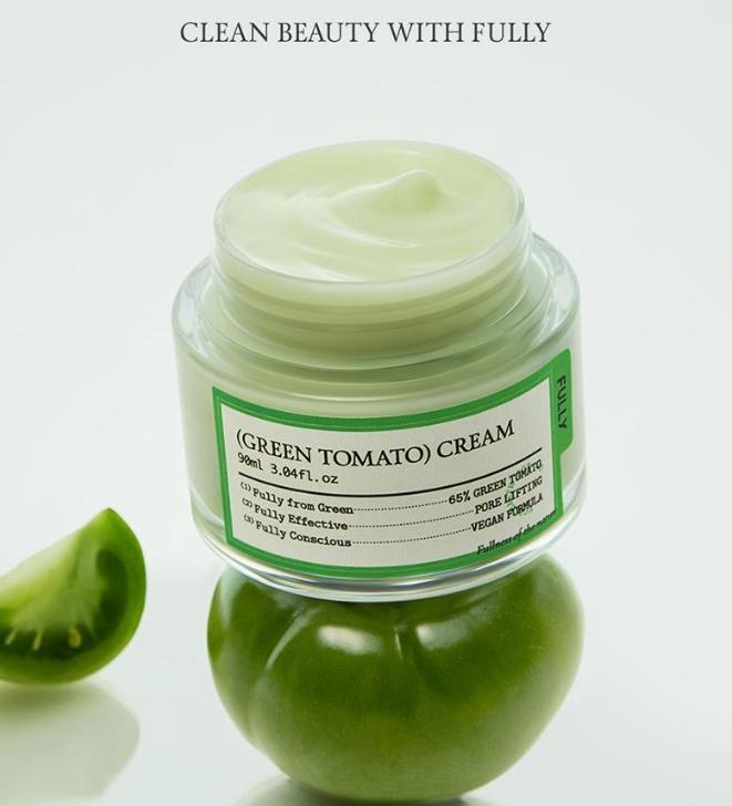 FULLY Green Tomato Cream – 90ml | Vegan Pore Tightening Moisturizer | Korean Skincare 90ml
FULLY Green Tomato Cream – 90ml | Vegan Pore Tightening Moisturizer | Korean Skincare 90ml