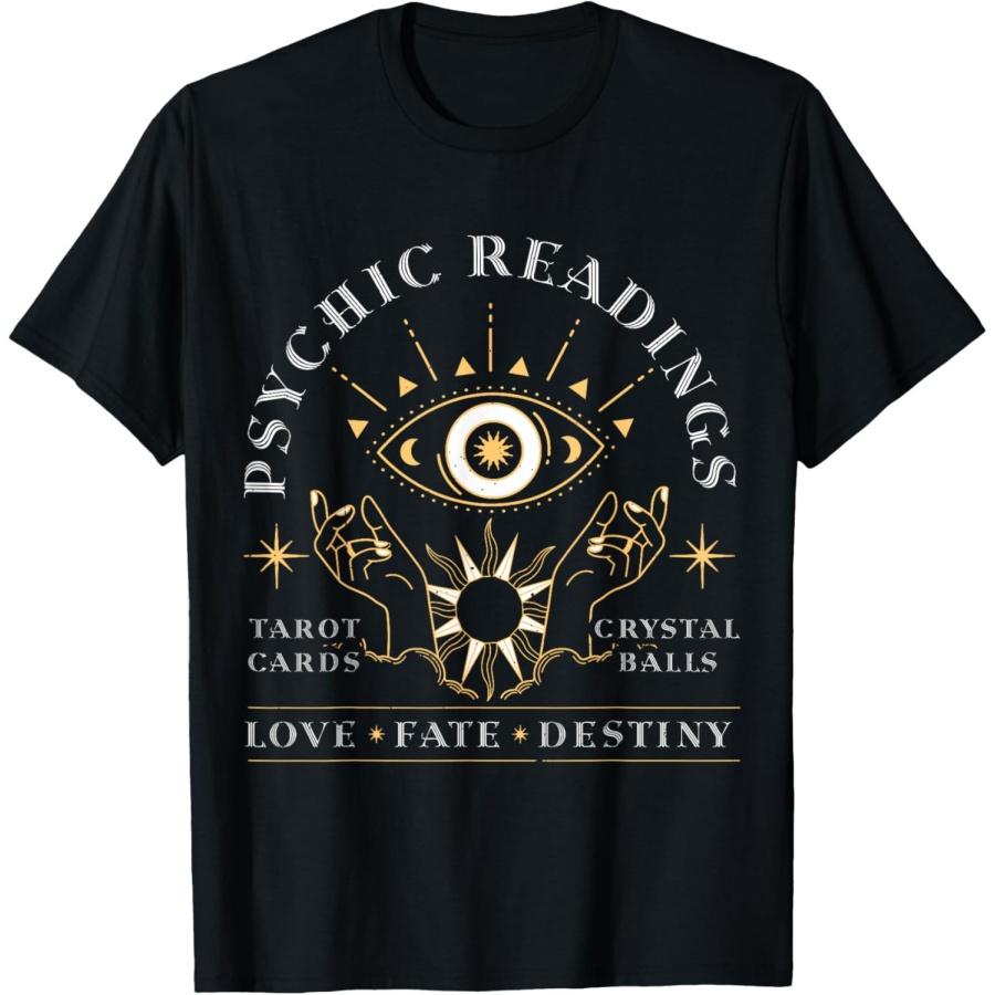 PSYCHIC READINGS TAROT CARDS CRYSTAL BALLS LOVE FATE DESTINY T-Shirt XXXXXL чорний
PSYCHIC READINGS TAROT CARDS CRYSTAL BALLS LOVE FATE DESTINY T-Shirt XXXXXL чорний