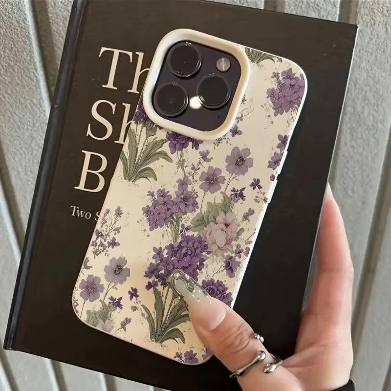 Vintage Purple Floral Pattern Phone Case For iPhone 17 Pro Max 16 Plus 15 Pro 14 13 12 11 XR 17Air Lychee Textur Soft Cover iPhone 13 білий
Vintage Purple Floral Pattern Phone Case For iPhone 17 Pro Max 16 Plus 15 Pro 14 13 12 11 XR 17Air Lychee Textur Soft Cover iPhone 13 білий