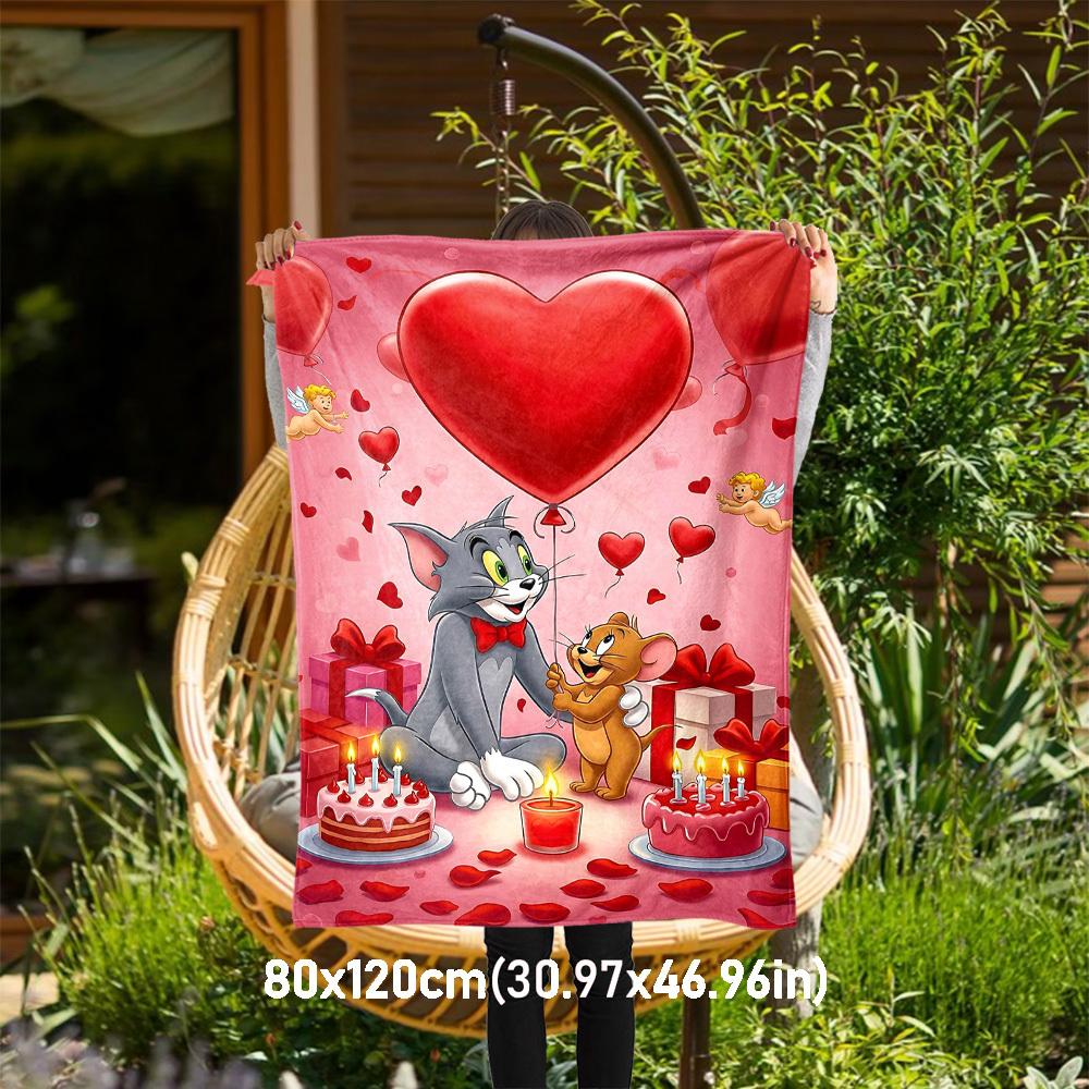 1pc Tom JerryOutdoor Flannel Blanket Soft Plush Decor for Picnics, camping,Bedroom, Playroom, or Lunch Breakn1159A 80x120cm(31x47inch)
1pc Tom JerryOutdoor Flannel Blanket Soft Plush Decor for Picnics, camping,Bedroom, Playroom, or Lunch Breakn1159A 80x120cm(31x47inch)