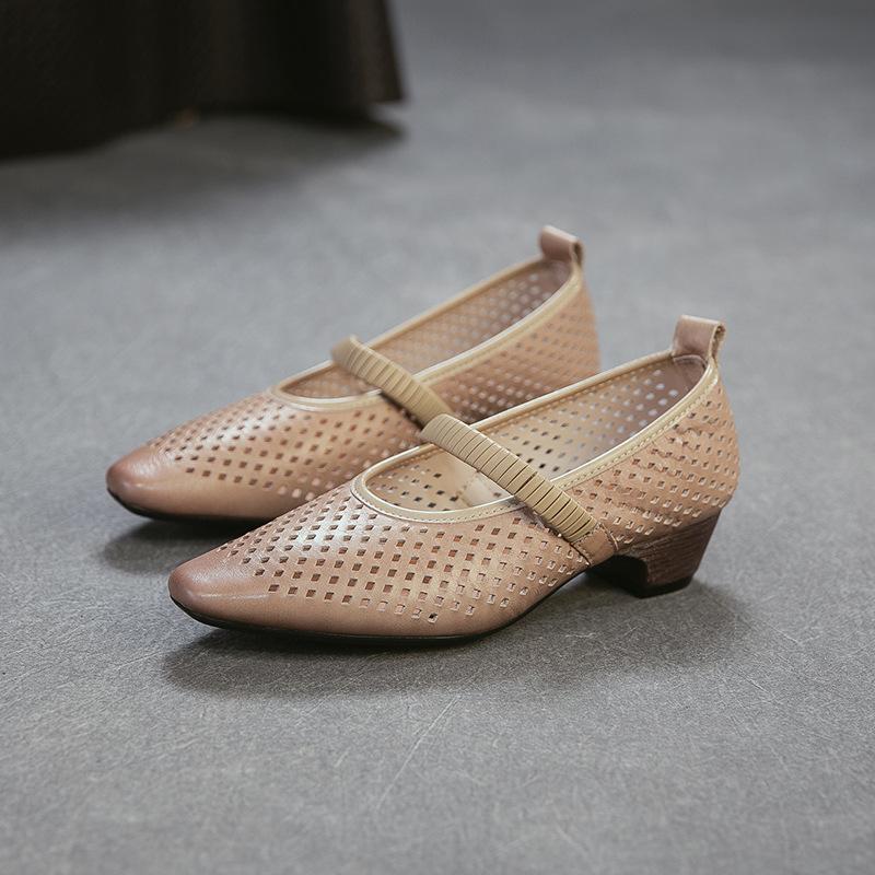 Johnature Retro Shallow Commuter Mid Heel Pumps Genuine Leather Hollow Out Breathable Women s Shoes 35 хаки
Johnature Retro Shallow Commuter Mid Heel Pumps Genuine Leather Hollow Out Breathable Women s Shoes 35 хаки