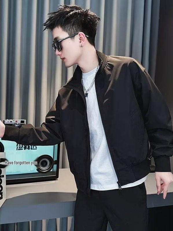 Men s Trendy Stand Collar Spring/Autumn Jacket - Stylish, Light Luxury Casual Outerwear 3XL чорний
Men s Trendy Stand Collar Spring/Autumn Jacket - Stylish, Light Luxury Casual Outerwear 3XL чорний