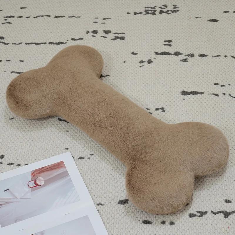 Cocoa Beige Ivory Dog Bone Pillows Creative Funny Plush Faux Fur Rounded Edges Pet-Friendly Home Decor Cozy Texture Gift 13cm світло-коричневого кольору
Cocoa Beige Ivory Dog Bone Pillows Creative Funny Plush Faux Fur Rounded Edges Pet-Friendly Home Decor Cozy Texture Gift 13cm світло-коричневого кольору