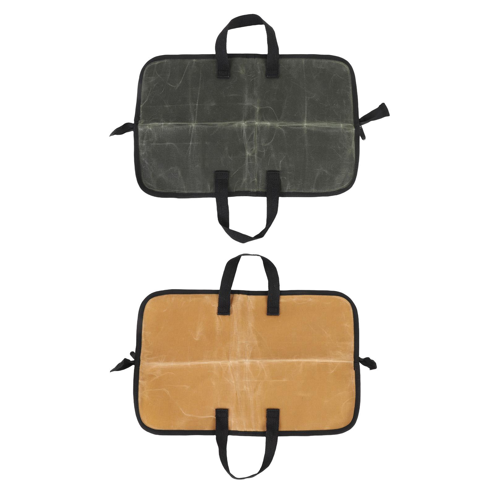 Chef Tool Storage Bag Canvas Portable Fork Holder Chef Tool Wrap Bag Carrying Pouch with Handle for Khaki
Chef Tool Storage Bag Canvas Portable Fork Holder Chef Tool Wrap Bag Carrying Pouch with Handle for Khaki