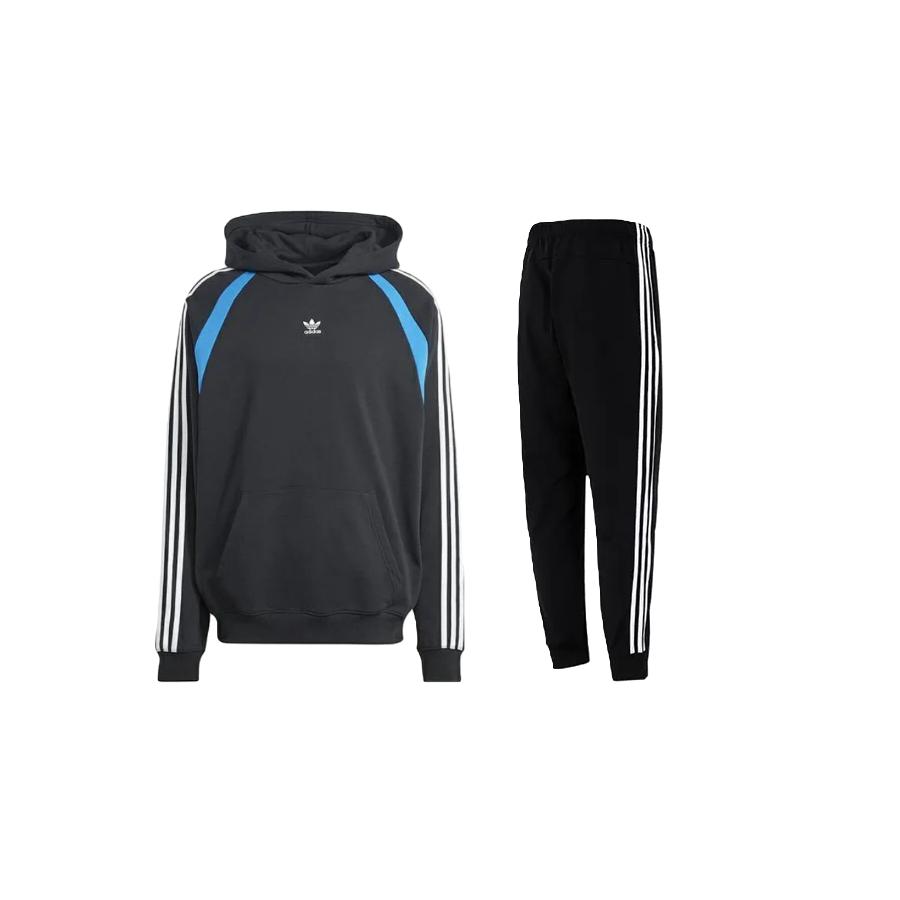 Adidas Цветной блок с капюшоном, длинным рукавом и эластичными брюками, повседневный спортивный комплект для мужчин, черный IW3648+H46105 S
Adidas Цветной блок с капюшоном, длинным рукавом и эластичными брюками, повседневный спортивный комплект для мужчин, черный IW3648+H46105 S