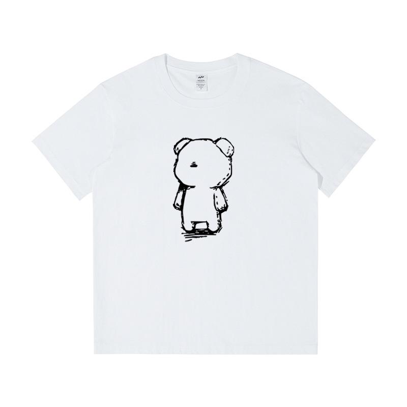 Женская хлопковая футболка с медведем, черная и белая: Короткий рукав, Приталенный крой, Повседневная летняя одежда S (45-50 kg)
Женская хлопковая футболка с медведем, черная и белая: Короткий рукав, Приталенный крой, Повседневная летняя одежда S (45-50 kg)