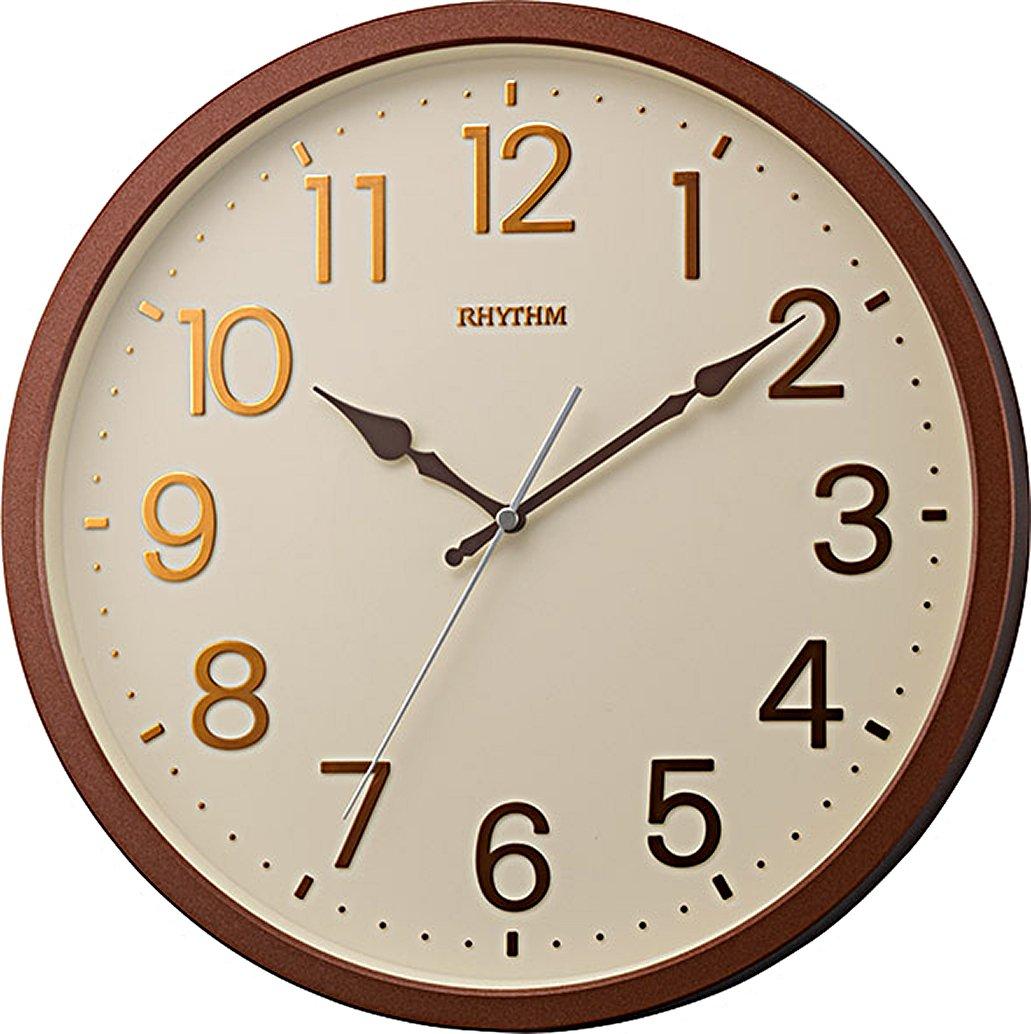 RHYTHM Quartz Wall Clock Analog Horloge Refre Quiet Continuous Second Hand Brown (Metallic Color) RHYTHM 8MGA39SR06
RHYTHM Quartz Wall Clock Analog Horloge Refre Quiet Continuous Second Hand Brown (Metallic Color) RHYTHM 8MGA39SR06
