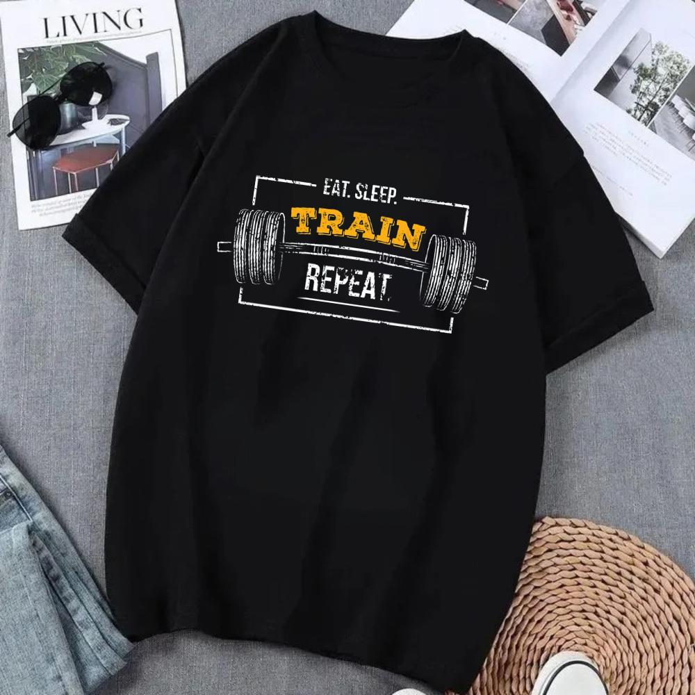Gym Barbell Graphic T Shirt Bold Lettering Print Streetwear Style Fitness Themed Top Casual Short Sleeve Shirt for Unisex WOMEN S
Gym Barbell Graphic T Shirt Bold Lettering Print Streetwear Style Fitness Themed Top Casual Short Sleeve Shirt for Unisex WOMEN S