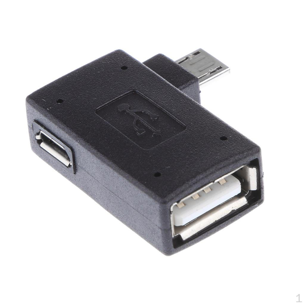 Хост-адаптер Micro USB 2.0 OTG под углом 90 градусов с питанием для клавиатуры Android-накопителей
Хост-адаптер Micro USB 2.0 OTG под углом 90 градусов с питанием для клавиатуры Android-накопителей