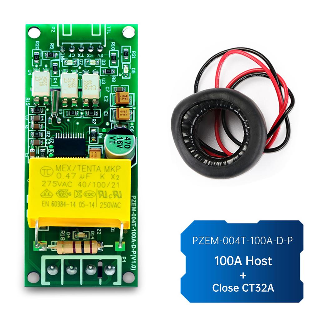 PZEM-004T AC 80-260V 100A AC Multifunction Voltmeter Power Frequency Tester Communication Module TTL Serial Port
PZEM-004T AC 80-260V 100A AC Multifunction Voltmeter Power Frequency Tester Communication Module TTL Serial Port