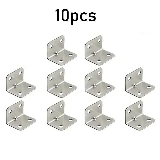10PCS L-shaped Corner Code Hardware, 90 ° Connectors Table Chairs Cabinets Wardrobes Fixed Connectors L-shaped Board Brackets
10PCS L-shaped Corner Code Hardware, 90 ° Connectors Table Chairs Cabinets Wardrobes Fixed Connectors L-shaped Board Brackets