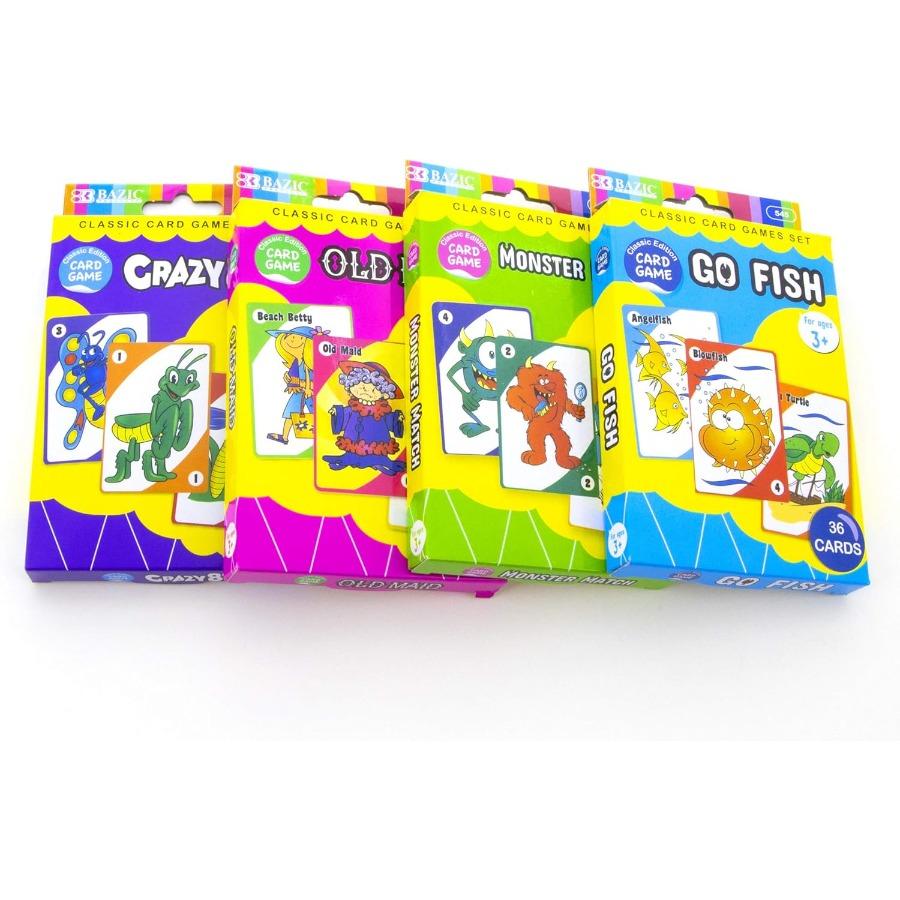 BAZIC Assorted Card Games Number Picture Board Game Set for Educational Fun and Family Entertainment Includes Go Fish Monster M United States
BAZIC Assorted Card Games Number Picture Board Game Set for Educational Fun and Family Entertainment Includes Go Fish Monster M United States