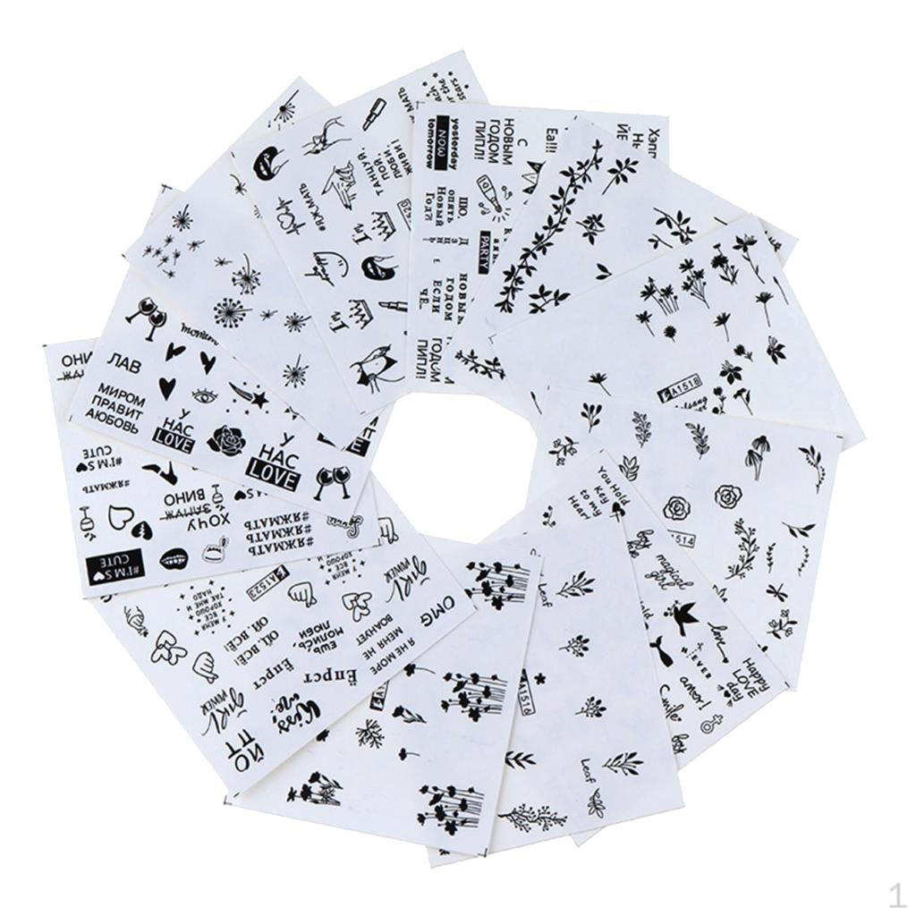 12 шт., милые наклейки для ногтей для женщин и девочек своими руками
12 шт., милые наклейки для ногтей для женщин и девочек своими руками