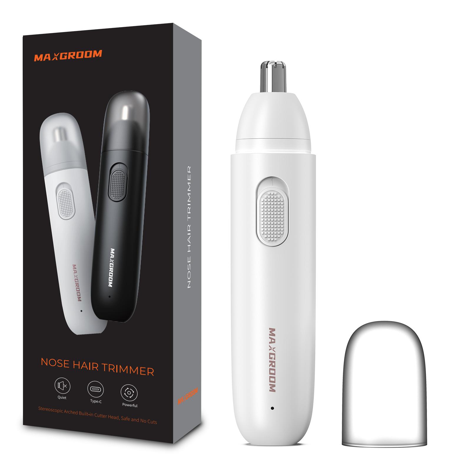 MAXGROOM Nose Hair Trimmer for Men Rechargeable 360 Rotating Dual-Blade Electric Shaver Eyebrows Nose Hair Trimmer Painless Safe білий
MAXGROOM Nose Hair Trimmer for Men Rechargeable 360 Rotating Dual-Blade Electric Shaver Eyebrows Nose Hair Trimmer Painless Safe білий