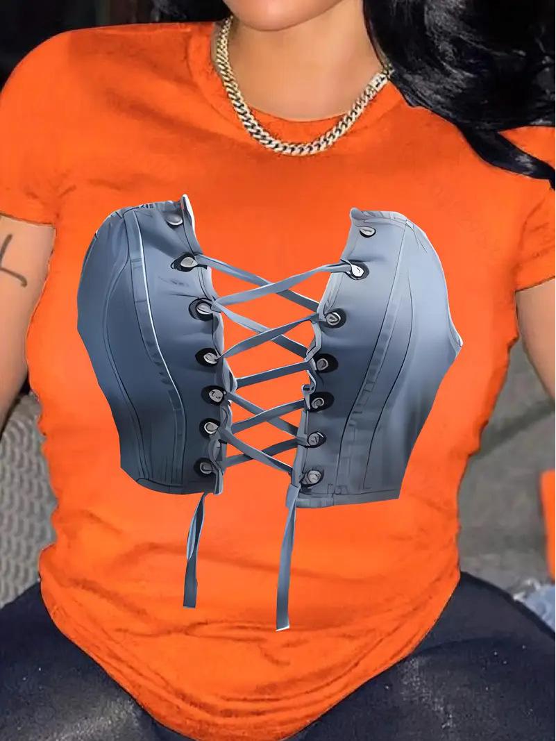 Free Shipping Custom Made Orange Women s Short Sleeve One Piece Top, European and American Style. Extra Extra Large
Free Shipping Custom Made Orange Women s Short Sleeve One Piece Top, European and American Style. Extra Extra Large