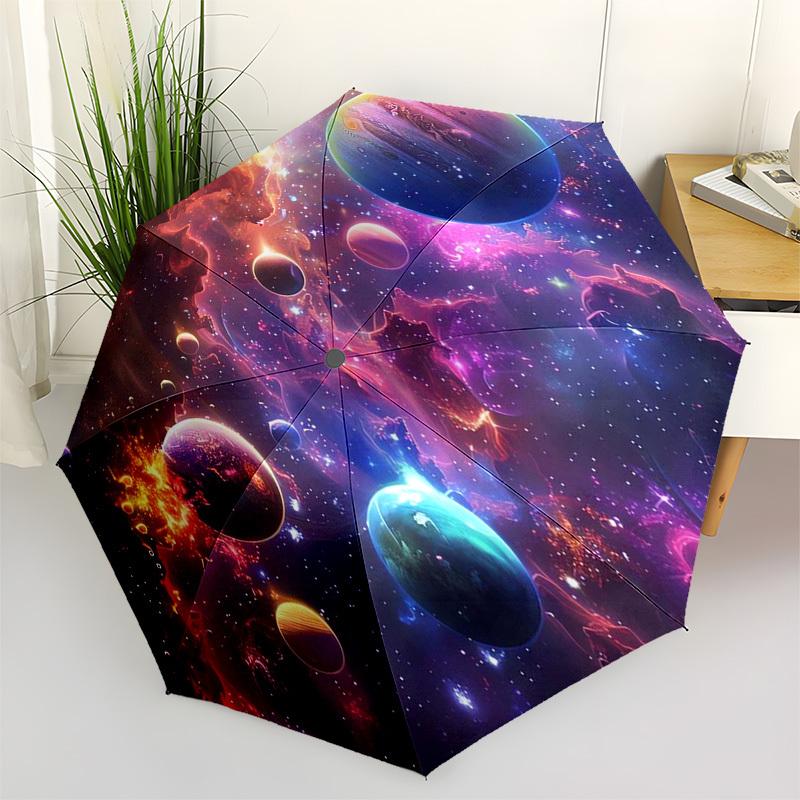 Galaxy, Nebula Themed Automatic Opening and Closing Umbrella, Compact Travel Umbrella, Lightweight and Portable, Suitable for Beach Commutin
Galaxy, Nebula Themed Automatic Opening and Closing Umbrella, Compact Travel Umbrella, Lightweight and Portable, Suitable for Beach Commutin