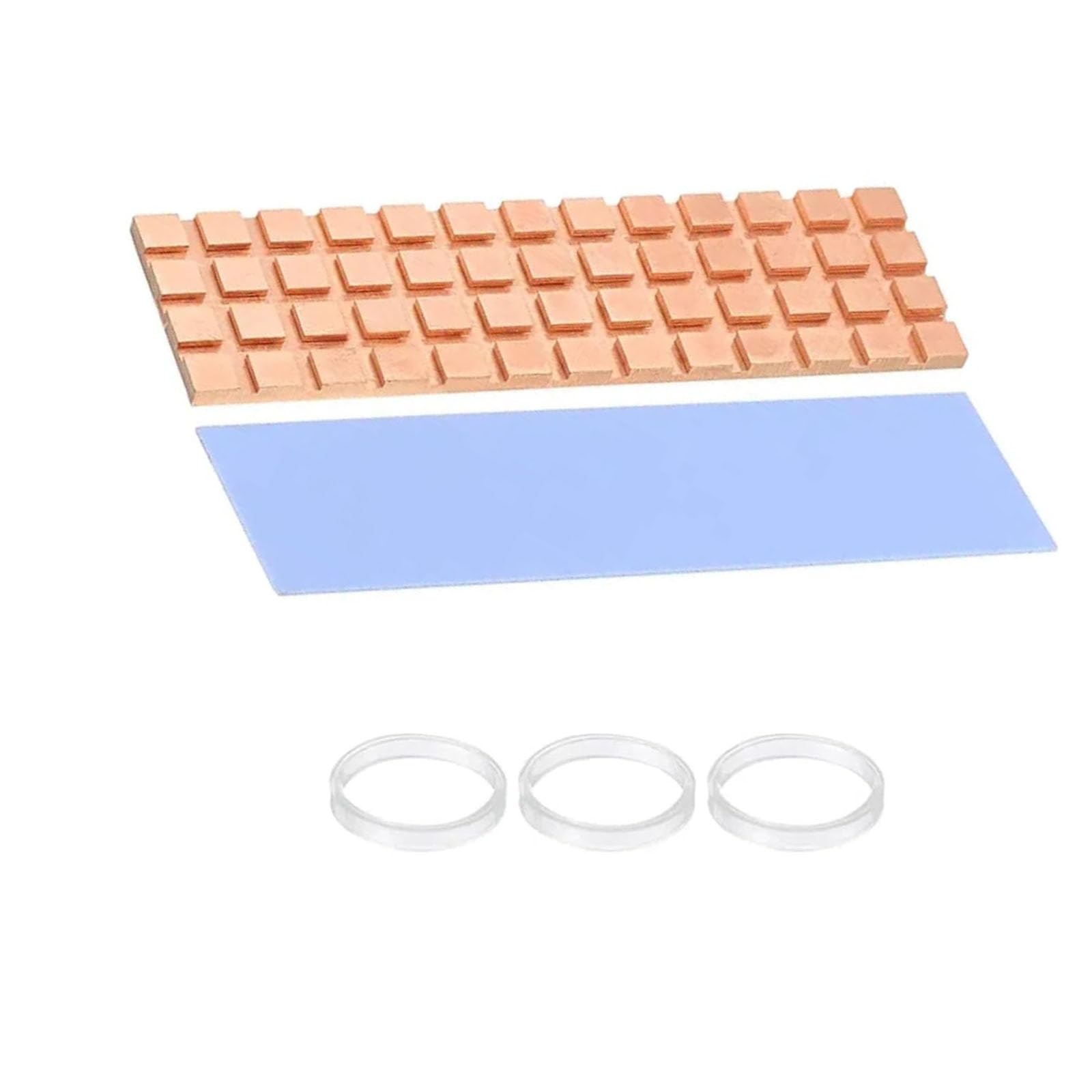 1pc Copper SSD Heatsink Thin Thermal Runaway Prevention 2280 M2 SSD PS5 Laptop Heatsink with Thermal Pad M.2 1.5mm 67181.5mm
1pc Copper SSD Heatsink Thin Thermal Runaway Prevention 2280 M2 SSD PS5 Laptop Heatsink with Thermal Pad M.2 1.5mm 67181.5mm