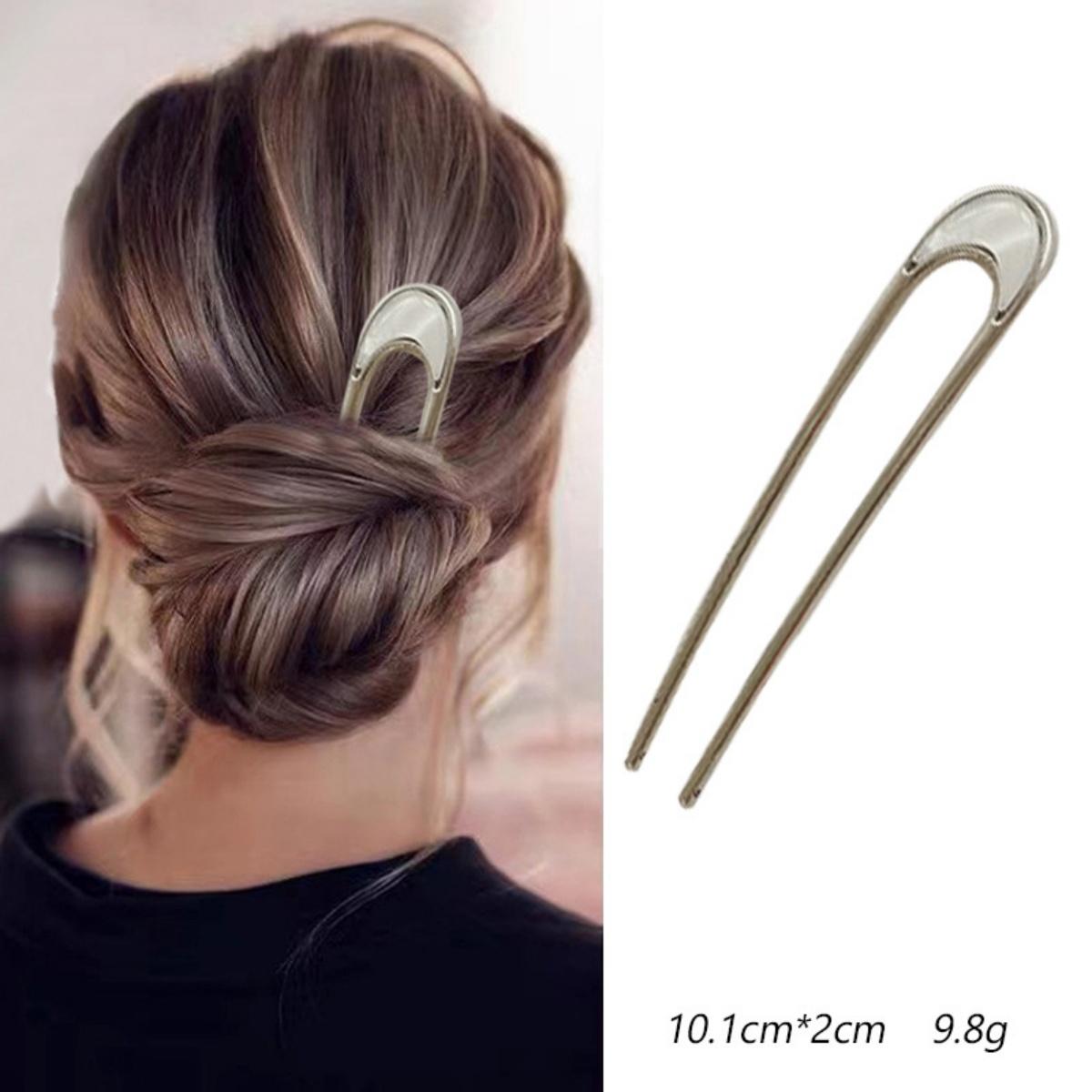 Shell Hairpin Metal U Shaped Hair Pins Hair Fork U French Hair Pin Simple And Fashionable Hair Accessories For Women
Shell Hairpin Metal U Shaped Hair Pins Hair Fork U French Hair Pin Simple And Fashionable Hair Accessories For Women
