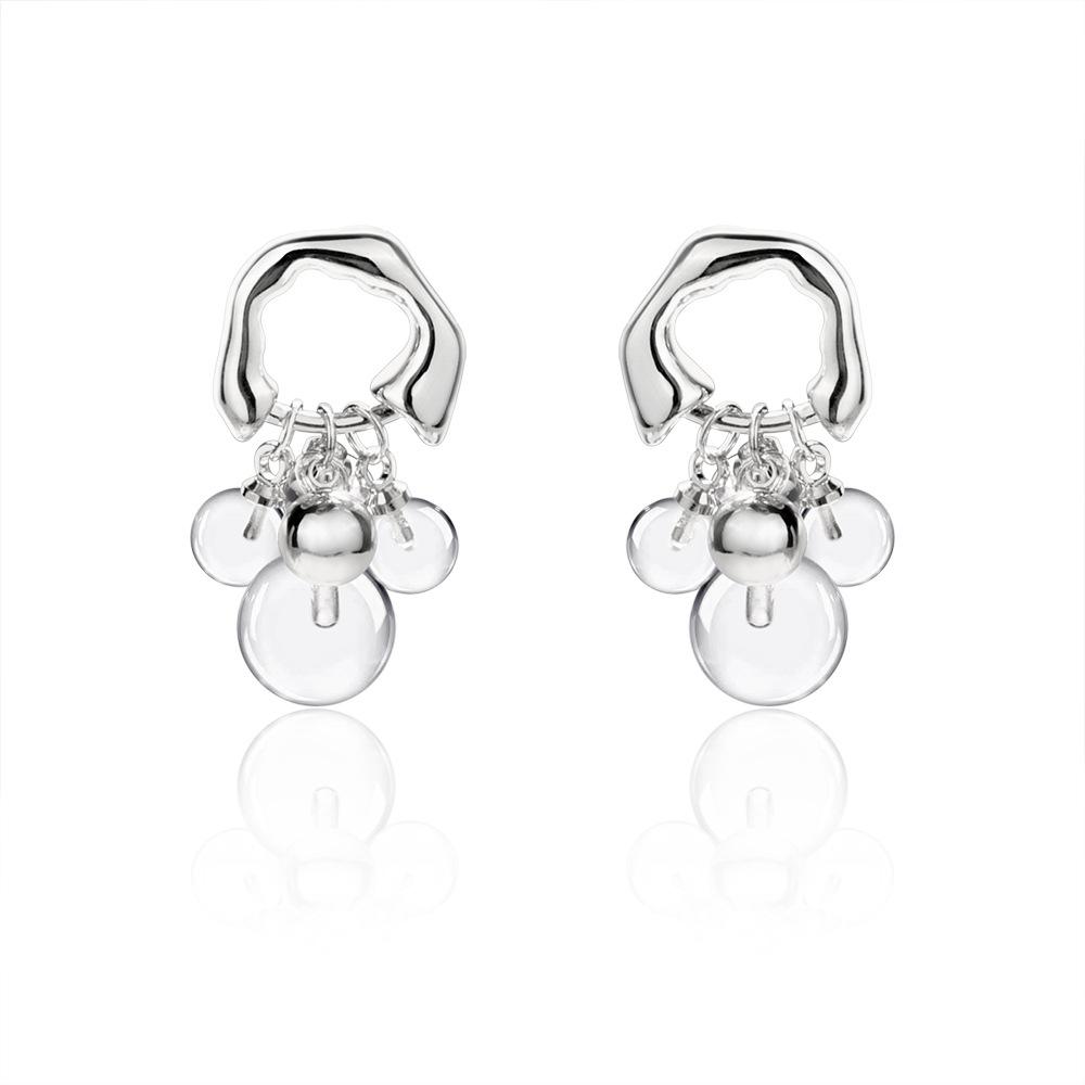 Винтажные серьги-пусеты с хрустальным шаром, Элегантные модные серьги-капли в виде пузырьков
Винтажные серьги-пусеты с хрустальным шаром, Элегантные модные серьги-капли в виде пузырьков