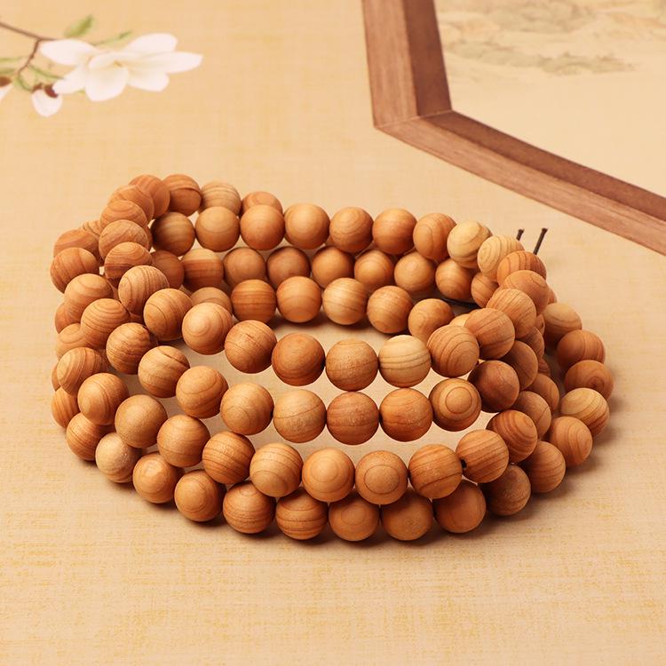 Thuja Wood Beads Bracelet: 108 Buddhist Prayer Beads, Taihang Rosary Jewelry for Couples
Thuja Wood Beads Bracelet: 108 Buddhist Prayer Beads, Taihang Rosary Jewelry for Couples