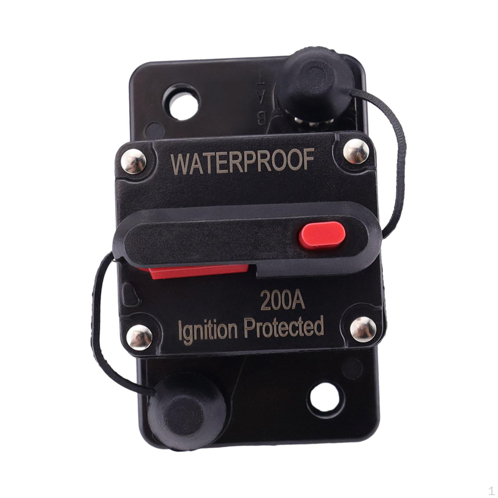 12V-48V DC Marine Circuit Breaker with Manual Reset for RV, Truck, ATV 200A
12V-48V DC Marine Circuit Breaker with Manual Reset for RV, Truck, ATV 200A