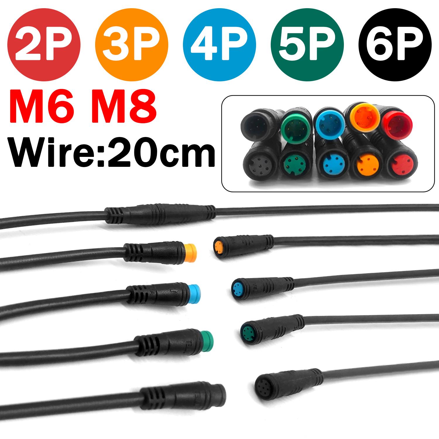 5/20/100Pcs Julet M6 M8 Waterproof Electric Bicycle Butt Joint Plug Male Female Ebike 4 Pin Display Cable Connector Wire 20cm 5 PCS&2P
5/20/100Pcs Julet M6 M8 Waterproof Electric Bicycle Butt Joint Plug Male Female Ebike 4 Pin Display Cable Connector Wire 20cm 5 PCS&2P