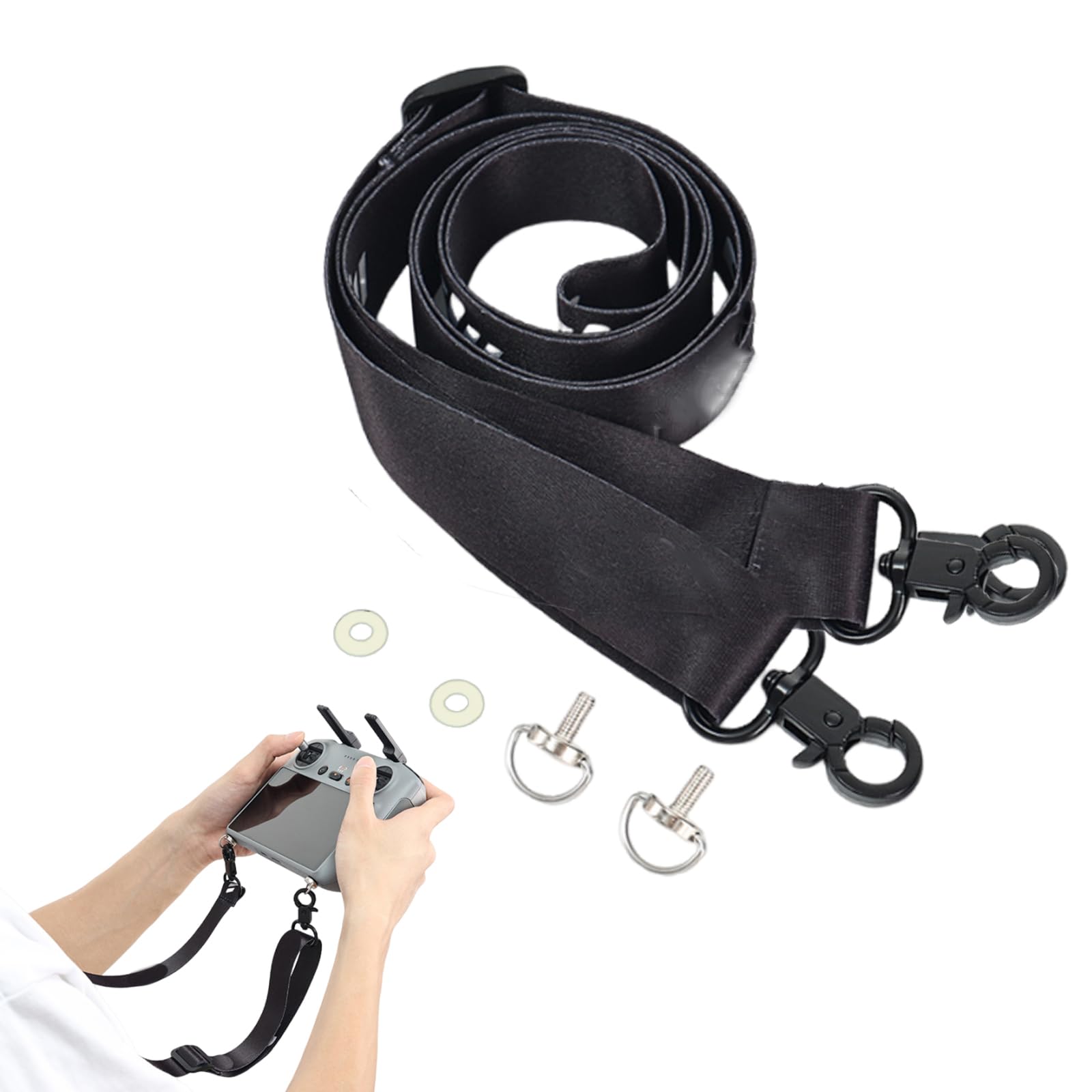 Strap for DJI RC 2 Remote Control Strap Strap Remote Control Transmitter Neck Strap PU Leather Shoulder Mounting Hardware Screws Included Mini 4 Pro
Strap for DJI RC 2 Remote Control Strap Strap Remote Control Transmitter Neck Strap PU Leather Shoulder Mounting Hardware Screws Included Mini 4 Pro