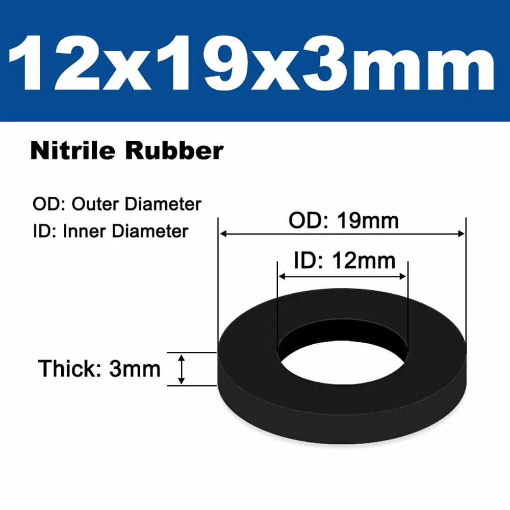 1/8 1/4 3/8 1/2 3/4 ~ 2 BSP NBR Nitrile Rubber Washing Machine Shower Hose Washers Gaskets SealsWasher Thick 1.4mm-3.5mm
1/8 1/4 3/8 1/2 3/4 ~ 2 BSP NBR Nitrile Rubber Washing Machine Shower Hose Washers Gaskets SealsWasher Thick 1.4mm-3.5mm