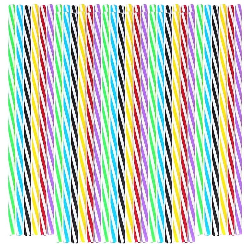 Set of 50 Colorful Reusable Drinking Straws Reusable Swirls Straws Unique and Practical Straws for Everyday Use 1
Set of 50 Colorful Reusable Drinking Straws Reusable Swirls Straws Unique and Practical Straws for Everyday Use 1