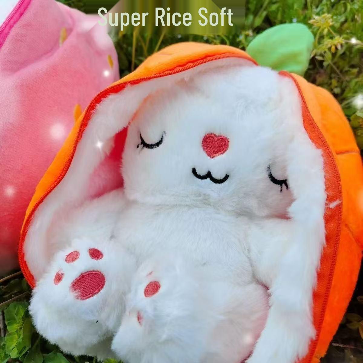 Glowing Strawberry Bunny Plush: Breathable & Soothing Sleep Companion for Kids 28cm One-Key Four Levels
Glowing Strawberry Bunny Plush: Breathable & Soothing Sleep Companion for Kids 28cm One-Key Four Levels