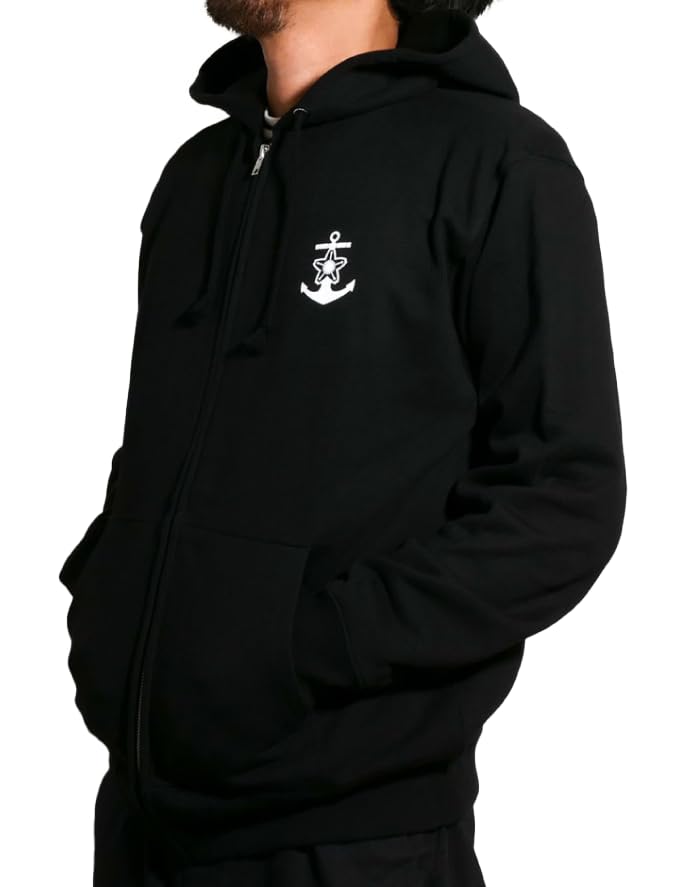 Fuji Uniform Hoodie (JMSDF Left Chest Sakura Anchor Mark) JMSDF Goods, JMSDF One-Point Sakura Anchor on Left Chest (Black, Large)
Fuji Uniform Hoodie (JMSDF Left Chest Sakura Anchor Mark) JMSDF Goods, JMSDF One-Point Sakura Anchor on Left Chest (Black, Large)