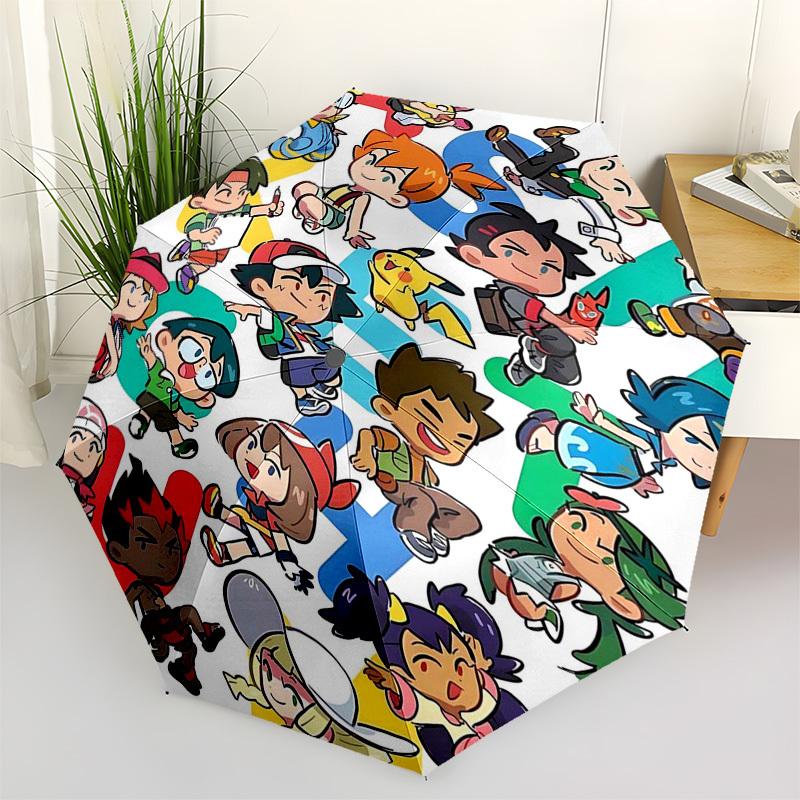 1pc Pokemon Go Characters Outdoor Umbrella - Automatic Opening/Closing - Portable 3-Fold Design - 8-Rib Iron Frame - Ideal Gift for Fans, Travele
1pc Pokemon Go Characters Outdoor Umbrella - Automatic Opening/Closing - Portable 3-Fold Design - 8-Rib Iron Frame - Ideal Gift for Fans, Travele