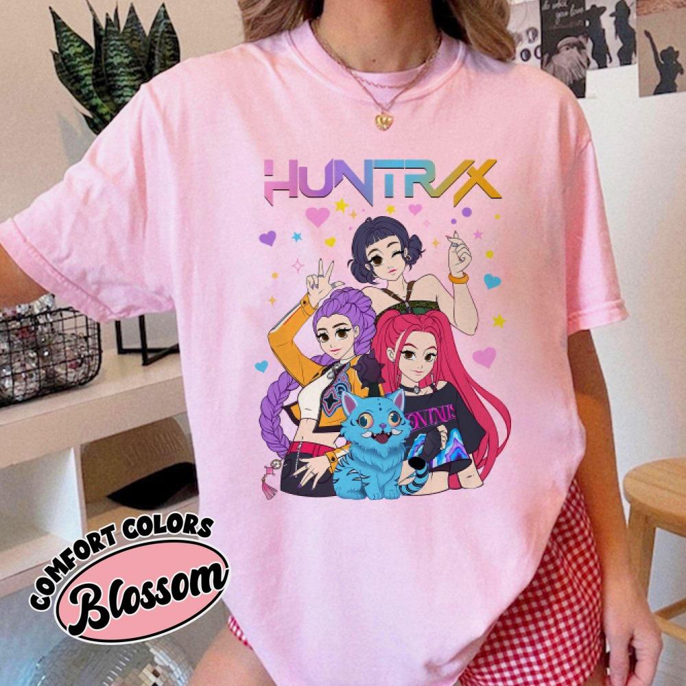 Devil Hunter Shirt Huntrix Girl T-shirt Mira Rumi Joey Shirt Devil Hunter T-shirt Gift Kpop Fan T-shirt 6XL
Devil Hunter Shirt Huntrix Girl T-shirt Mira Rumi Joey Shirt Devil Hunter T-shirt Gift Kpop Fan T-shirt 6XL