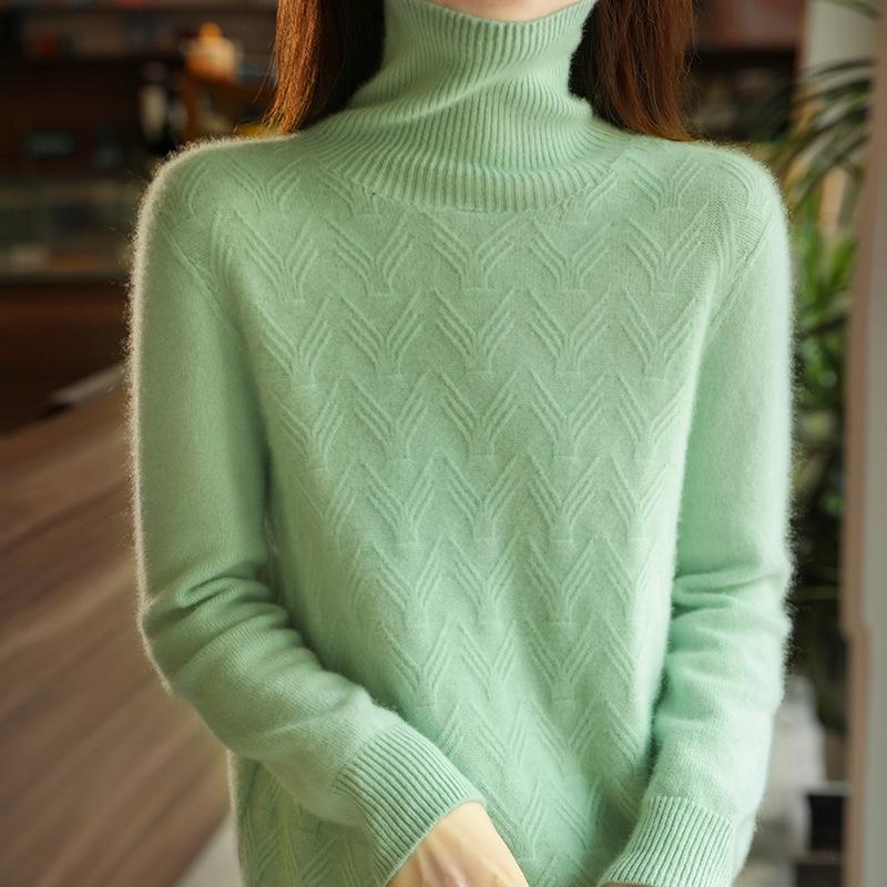 Women s 100% Wool Slim-Fit High Roll Neck Sweater: Versatile, Thickened, and Fashionable for Autumn & Winter. L (110-125 jin)
Women s 100% Wool Slim-Fit High Roll Neck Sweater: Versatile, Thickened, and Fashionable for Autumn & Winter. L (110-125 jin)