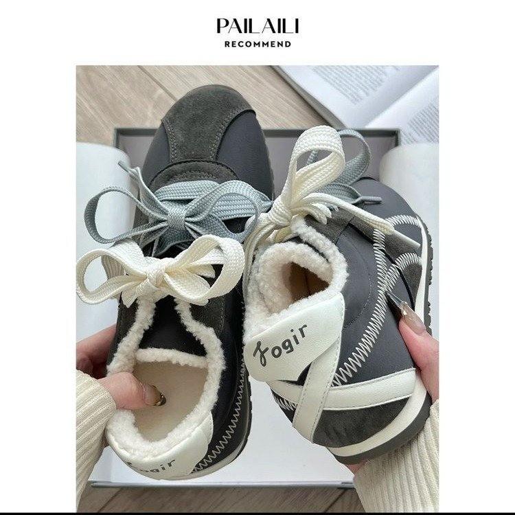 Fleece shoes women s new winter flat bottom inner height increase Forrest Gump sports and leisure shoes board shoes 40 серый
Fleece shoes women s new winter flat bottom inner height increase Forrest Gump sports and leisure shoes board shoes 40 серый
