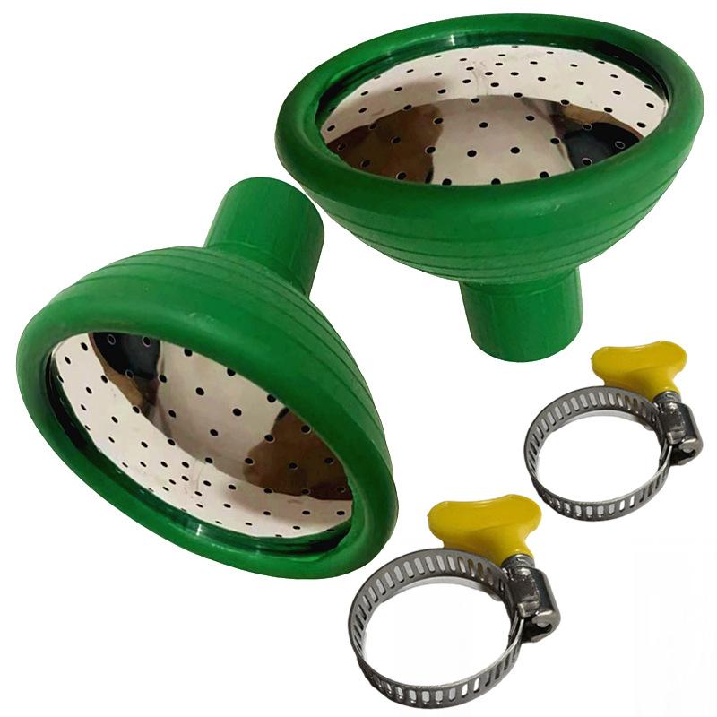 Watering Can Sprinkler Head Replacement Set Includes 2 Flat Spray Nozzles and 2 Hose Clamps for Garden Hose Attachments One Size
Watering Can Sprinkler Head Replacement Set Includes 2 Flat Spray Nozzles and 2 Hose Clamps for Garden Hose Attachments One Size