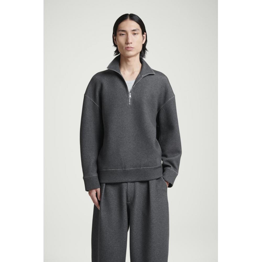 Cos Japan Oversize Scuba Jersey Толстовка с застежкой-молнией на половину длины gray/XS
Cos Japan Oversize Scuba Jersey Толстовка с застежкой-молнией на половину длины gray/XS