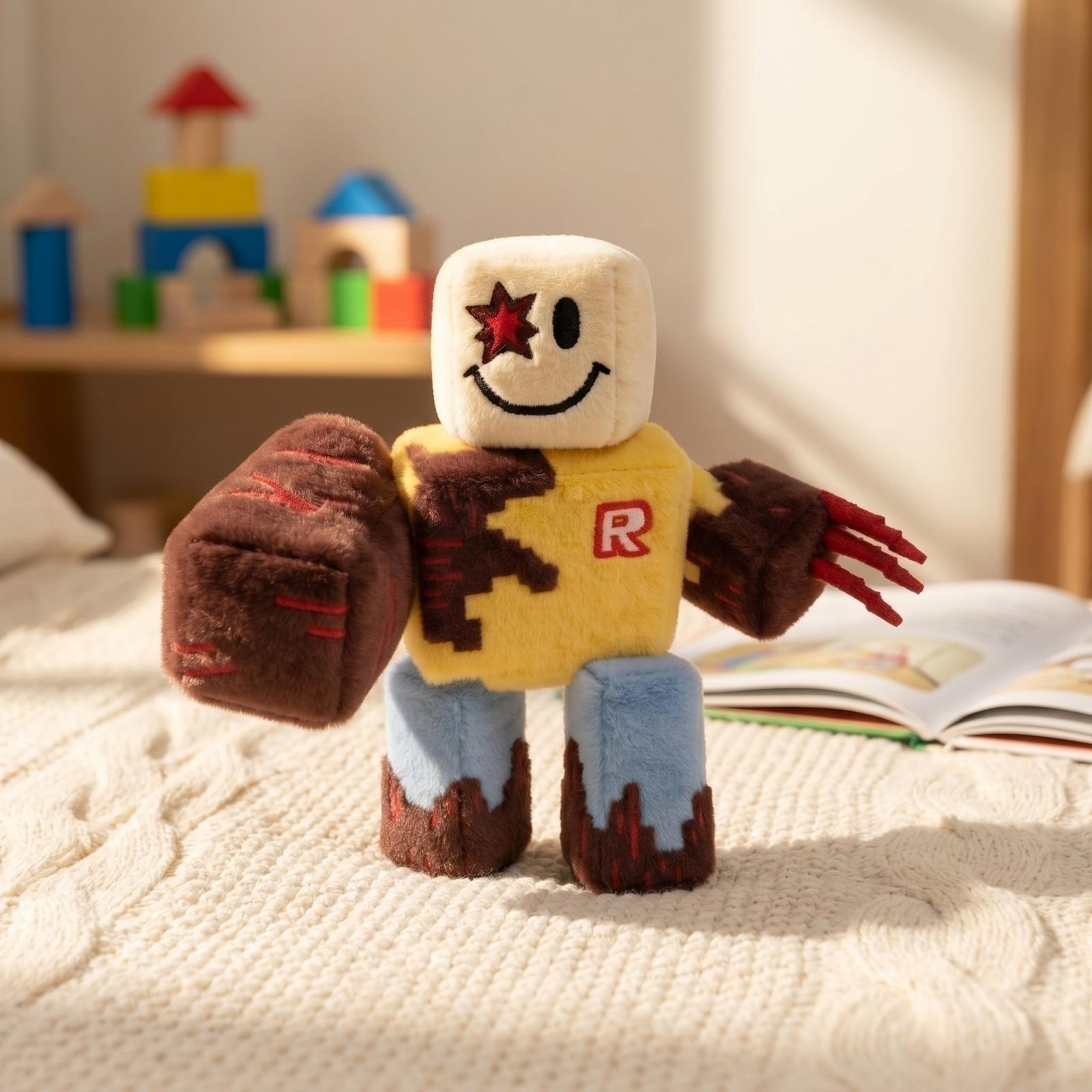 Plush Toy Figure Soft Stuffed Animal Robot Character Blocky Design Safe Materials Suitable for Collectors and Gift Giving One Size
Plush Toy Figure Soft Stuffed Animal Robot Character Blocky Design Safe Materials Suitable for Collectors and Gift Giving One Size