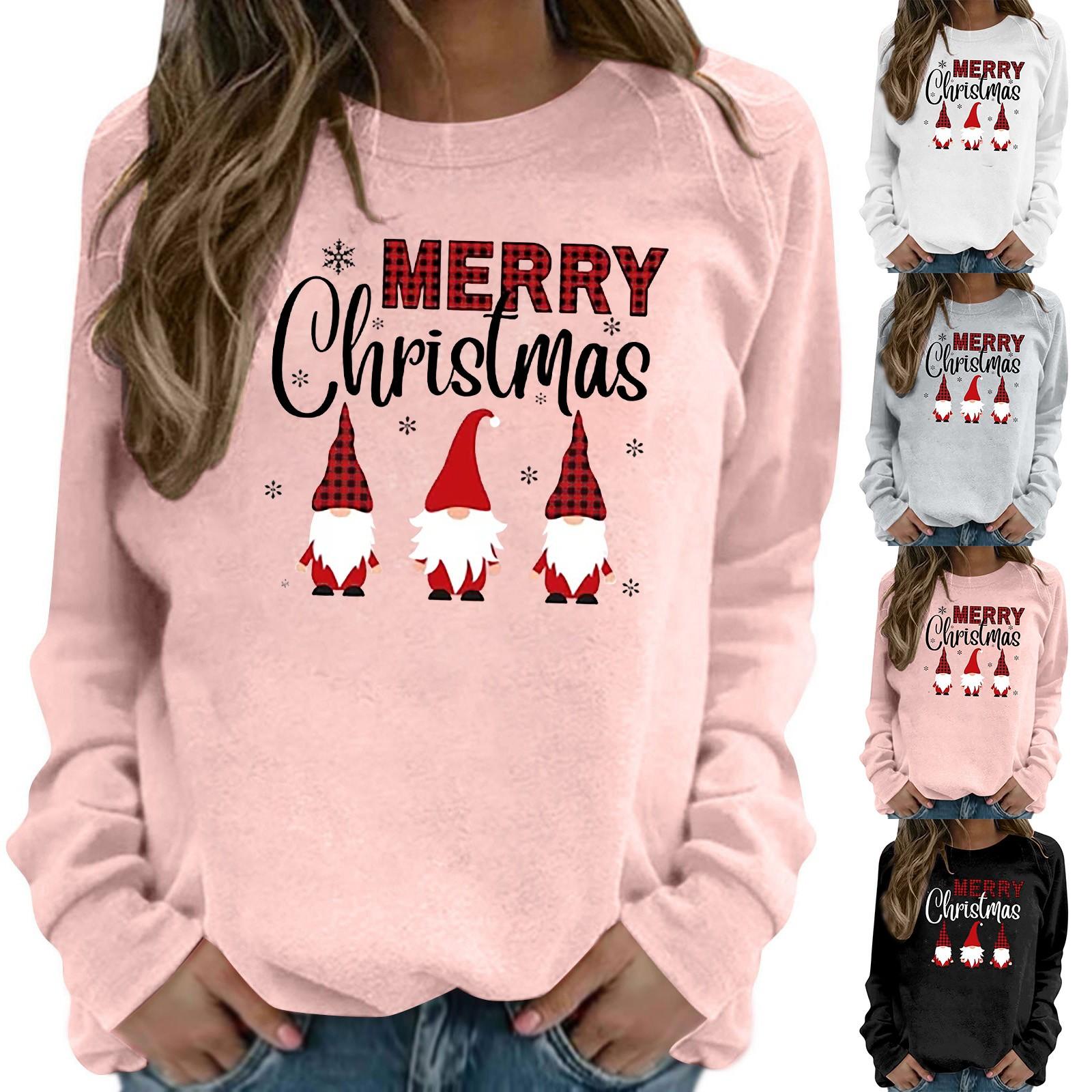Women s Autumn And Winter Christmas Print Large Size Loose Long-Sleeved Round Neck Fleece Thick Sweater
Women s Autumn And Winter Christmas Print Large Size Loose Long-Sleeved Round Neck Fleece Thick Sweater