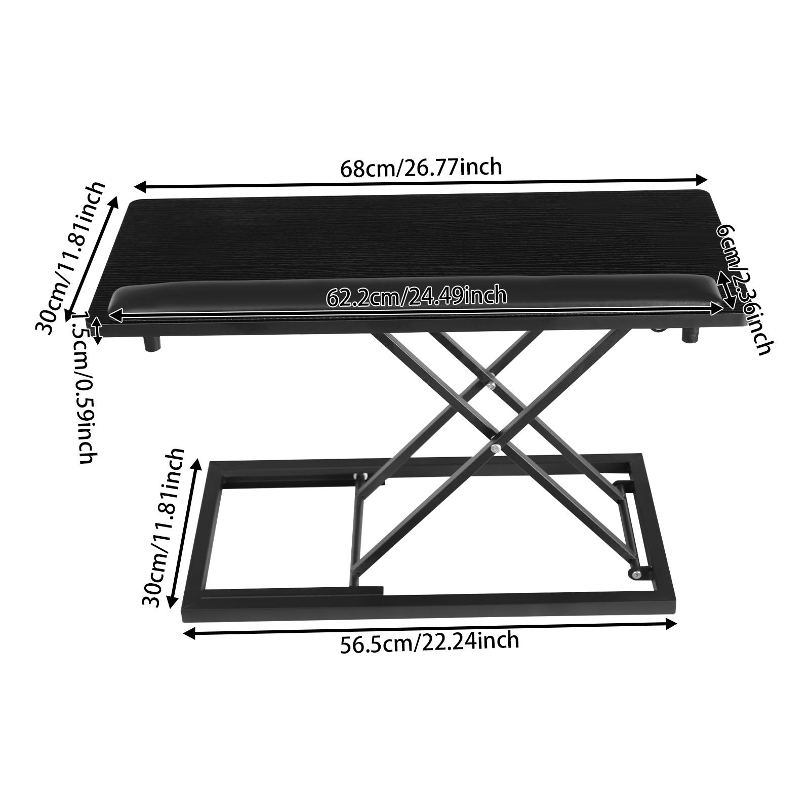 Adjustable Height Keyboard Stand, Desktop Keyboard Riser, Keyboard Stand Black Non-slip Pads for Computer Rooms, Offices, Home чёрный
Adjustable Height Keyboard Stand, Desktop Keyboard Riser, Keyboard Stand Black Non-slip Pads for Computer Rooms, Offices, Home чёрный