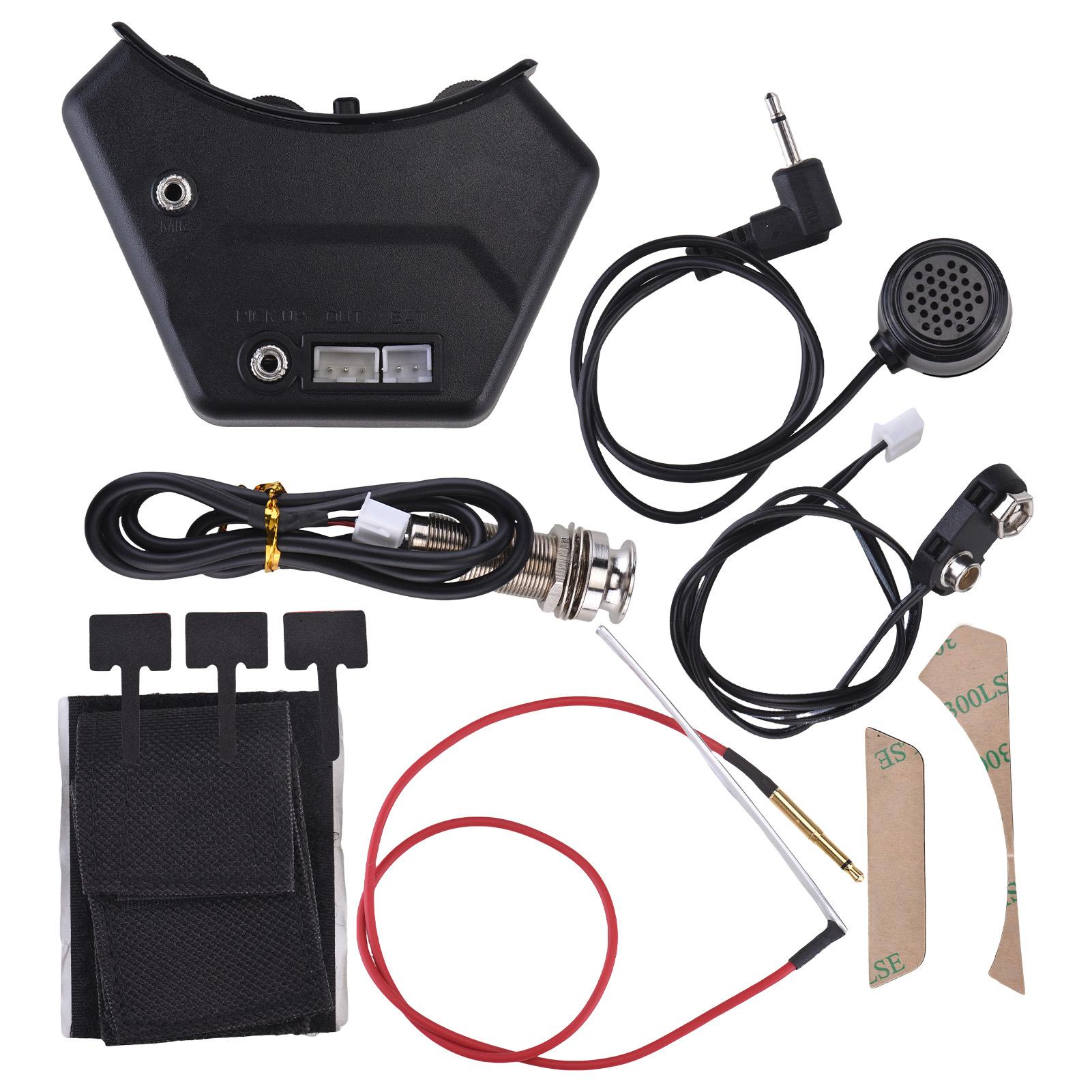 Sound Hunter Acoustic Guitar Sound Hole Pickup Active Piezoelectric Pickup 2 Pickup Modes Piezo and
Sound Hunter Acoustic Guitar Sound Hole Pickup Active Piezoelectric Pickup 2 Pickup Modes Piezo and