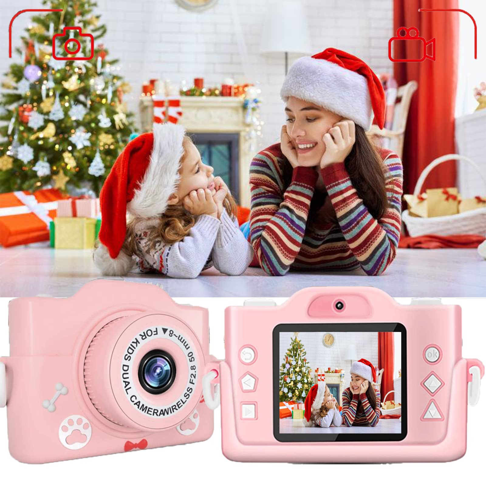 GELINYWOW camera toy 70 million kids 1080P HD timer 8x camera with music and game inch IPS 32GB memory card easy to operate smart cartoon camera
GELINYWOW camera toy 70 million kids 1080P HD timer 8x camera with music and game inch IPS 32GB memory card easy to operate smart cartoon camera