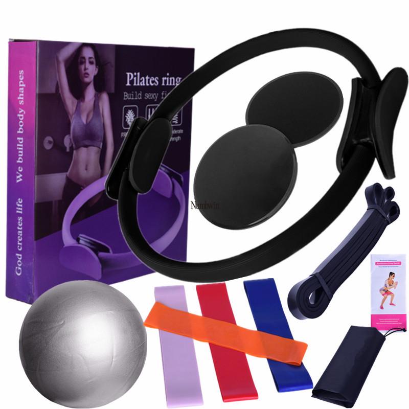 12-Piece Yoga Pilates Set: Yoga Ball, Latex Resistance Band, Elastic Ring, Gliding Disc in Box
12-Piece Yoga Pilates Set: Yoga Ball, Latex Resistance Band, Elastic Ring, Gliding Disc in Box