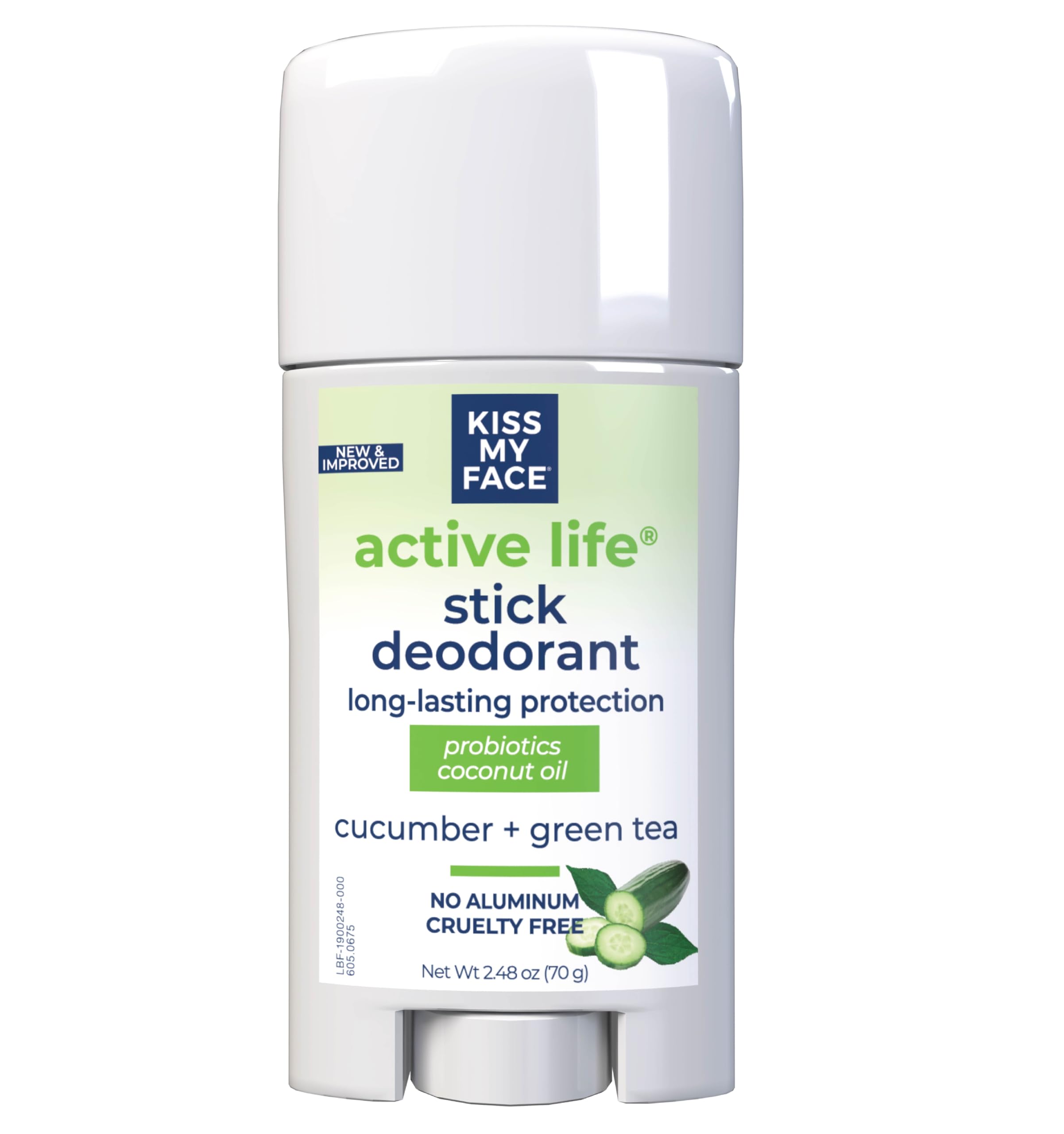 Kiss My Face Active Life Stick Deodorant Green 70 g - (Cucumber Tea), roll-on (item)
Kiss My Face Active Life Stick Deodorant Green 70 g - (Cucumber Tea), roll-on (item)