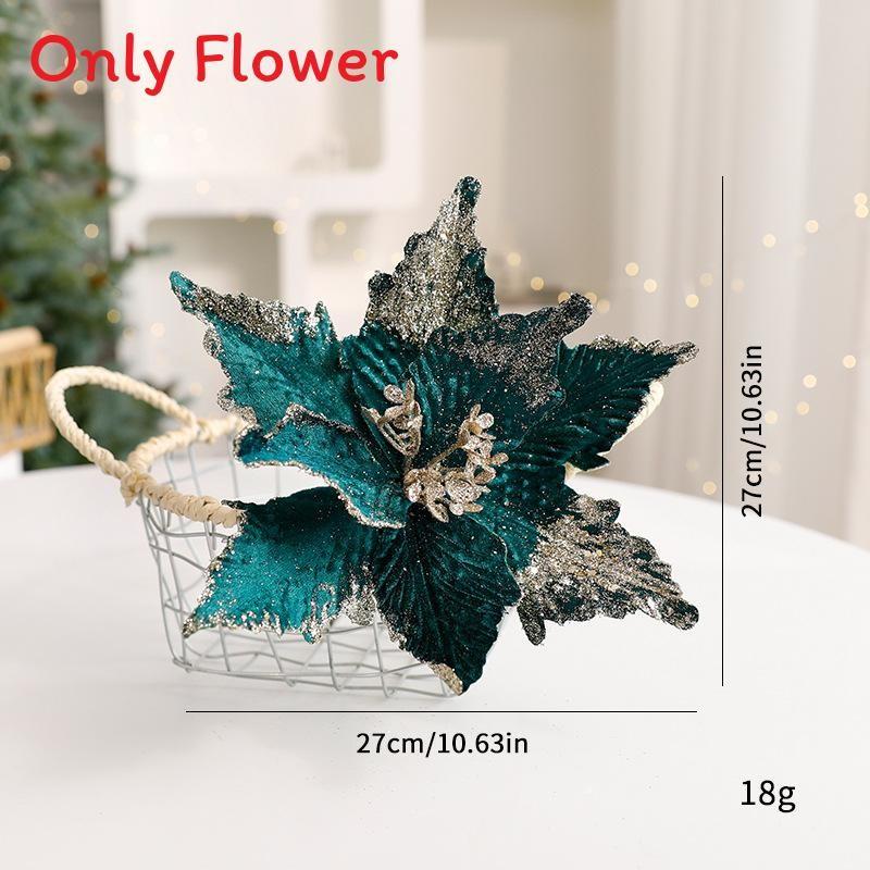 Christmas Flower Decor With Artificial Velvet Flowers For Holiday Tree Ornament Gift Blue
Christmas Flower Decor With Artificial Velvet Flowers For Holiday Tree Ornament Gift Blue