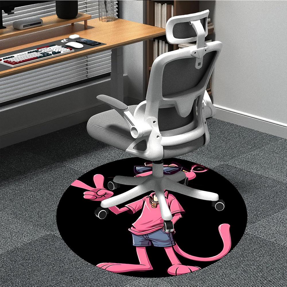1PC Pink Panther Office Round Area Rug, Indoor Mat Suitable For Office, Under Office Chairs Bedroom Living Room Home Decor, Room Deco110 80cm by 80cm
1PC Pink Panther Office Round Area Rug, Indoor Mat Suitable For Office, Under Office Chairs Bedroom Living Room Home Decor, Room Deco110 80cm by 80cm